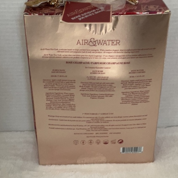 Rose Champagne Bath Set - Pink and Gold - Picture 3 of 3